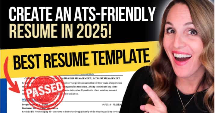 create ATS-friendly CV