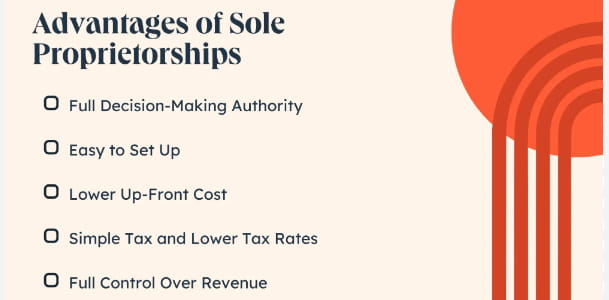 advantages of a sole trade