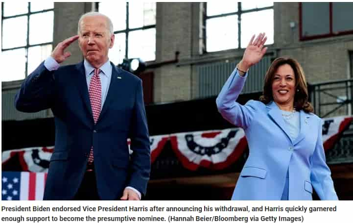 biden endorses kamala harris for us presidential election campaign