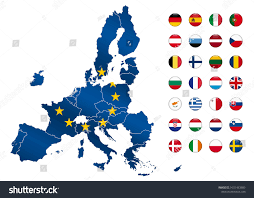 eu map member states