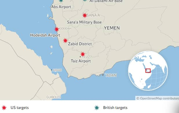 houthis attacks to trade ships