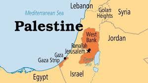 israeli palestine war border map