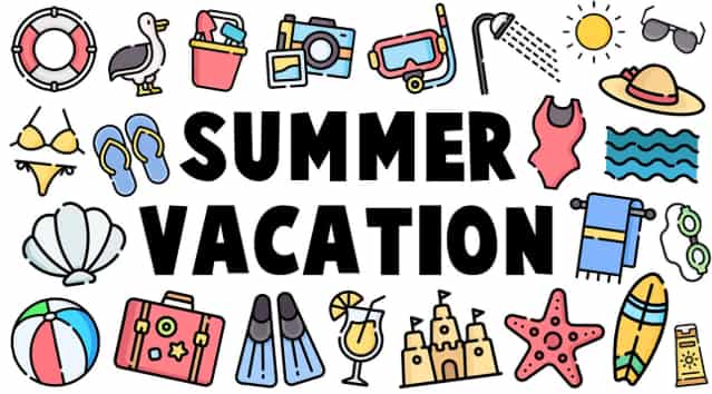 learn english in summer holiday