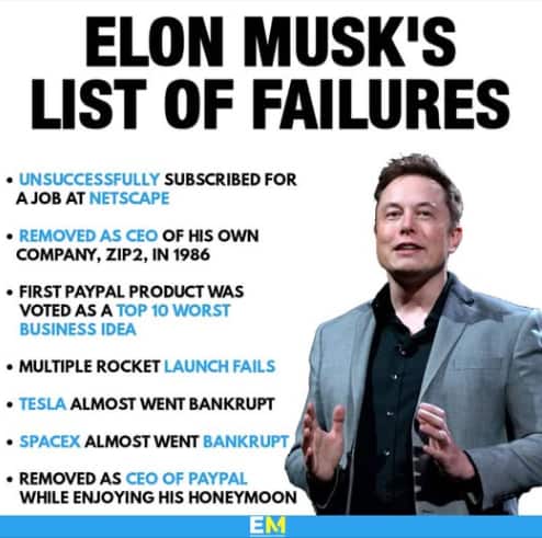 elon musks failures