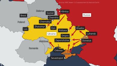 russian invasion of ukraine maps