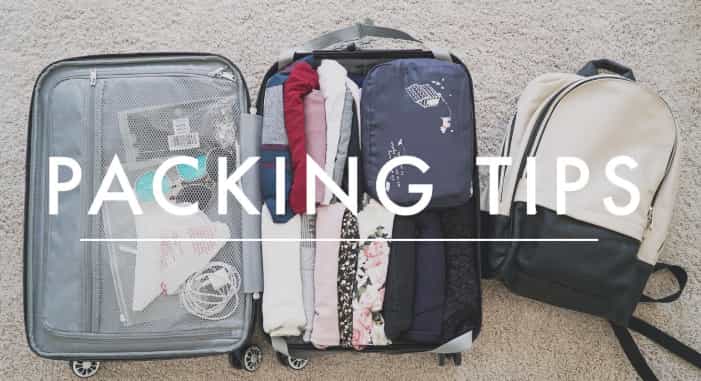 travel packing list